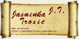 Jasminka Trošić vizit kartica